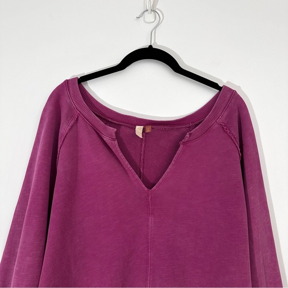 Pilcro Notch Neck Sweatshirt Size XL - Picture 4 of 12